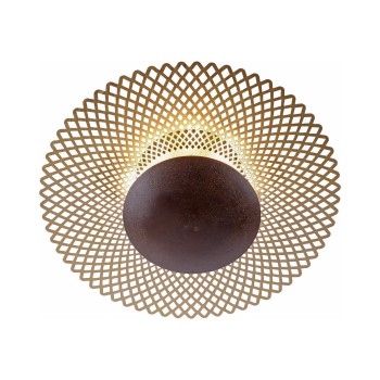 Plafoniera LED NEVIS ruginiu Zuma Line 6551-48, D45 cm, 21W