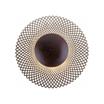 Plafoniera LED NEVIS ruginiu Zuma Line 6551-48, D45 cm, 21W