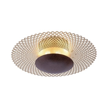 Plafoniera LED NEVIS ruginiu Zuma Line 6551-48, D45 cm, 21W