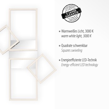 Plafoniera LED IVEN otel Zuma Line 14030-55, 7.5x33.8 cm, 40W