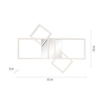 Plafoniera LED IVEN otel Zuma Line 14030-55, 7.5x33.8 cm, 40W