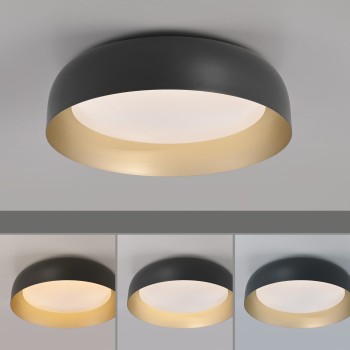Plafoniera LED OSKO negru Zuma Line 14215-18, 10.5x40 cm, 30W