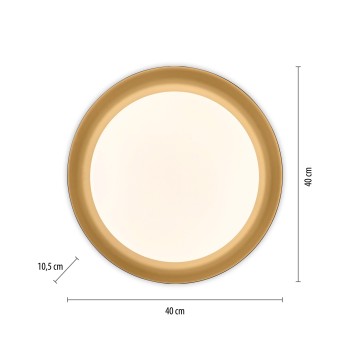 Plafoniera LED OSKO negru Zuma Line 14215-18, 10.5x40 cm, 30W
