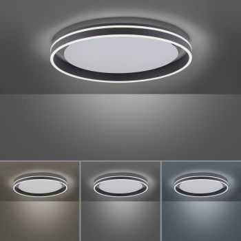 Plafoniera LED Q-VITO antracit Zuma Line 8416-13, D59 cm, 44W