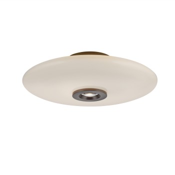 Plafoniera LED PURE VITRUM maro metalic inchis Zuma Line 6083-34, D45 cm, 17.1W