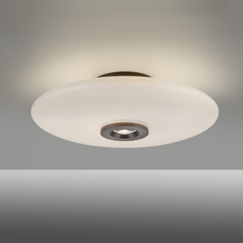 Plafoniera LED PURE VITRUM maro metalic inchis Zuma Line 6083-34, D45 cm, 17.1W
