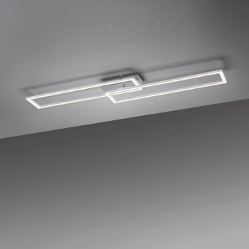 Plafoniera LED IVEN argintiu Zuma Line 14691-55, 7.3x19.8 cm, 40W