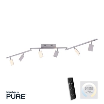 Plafoniera LED PURE-MIRA aluminiu Zuma Line 6358-95, 161x104 cm, 41W