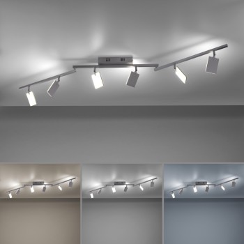 Plafoniera LED PURE-MIRA aluminiu Zuma Line 6358-95, 161x104 cm, 41W