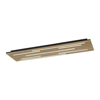 Plafoniera LED Q-AKUSTIK lemn Zuma Line 6422-79, 115x30.6 cm, 48W