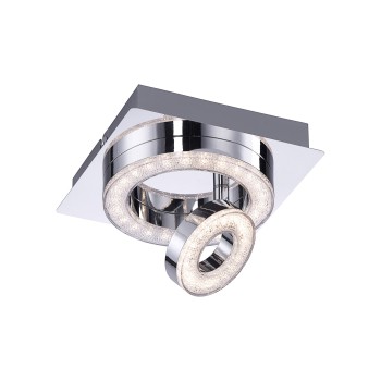 Plafoniera LED TIM crom Zuma Line 14520-17, D17 cm, 6W