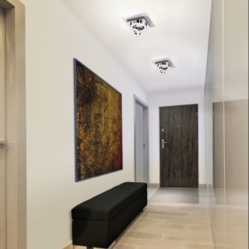 Plafoniera LED TIM crom Zuma Line 14520-17, D17 cm, 6W