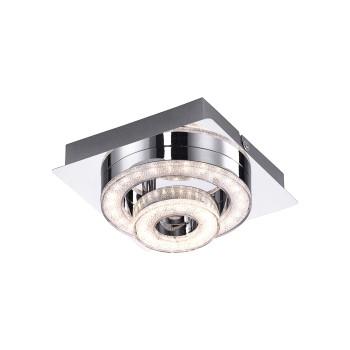 Plafoniera LED TIM crom Zuma Line 14520-17, D17 cm, 6W