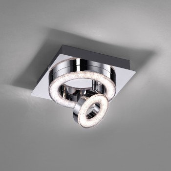 Plafoniera LED TIM crom Zuma Line 14520-17, D17 cm, 6W