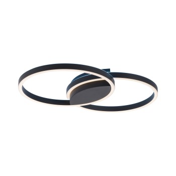 Plafoniera LED Q-MARKO negru Zuma Line 6145-18, 74x45 cm, 42W, RGB