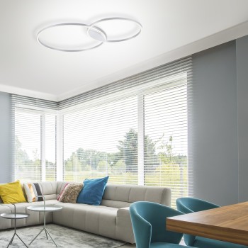 Plafoniera LED Q-KATE otel Zuma Line 6590-95, 124.5x80 cm, 52W