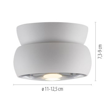 Plafoniera LED PURE MOVE alb Zuma Line 6235-16, D12.5 cm, 12W