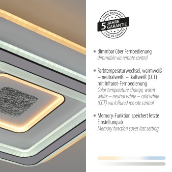Plafoniera LED TOLAGO alb Zuma Line 14283-16, 8x49 cm, 50W