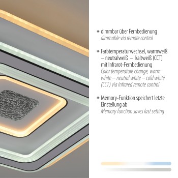 Plafoniera LED TOLAGO alb Zuma Line 14283-16, 8x49 cm, 50W