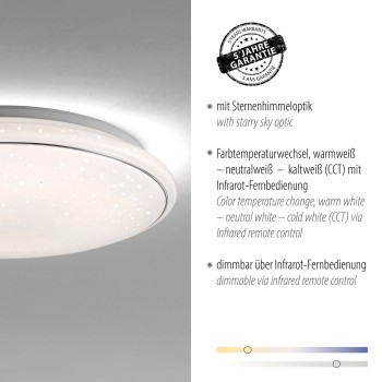 Plafoniera LED JUPITER Zuma Line 14366-16, D59 cm, 40W