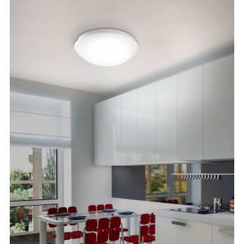 Plafoniera LED ANDREA-LED alb Zuma Line 14243-16, D24.5 cm, 8W