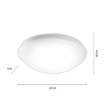 Plafoniera LED ANDREA-LED alb Zuma Line 14243-16, D24.5 cm, 8W