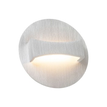 Aplica de perete moderna NEVILLE 1438 Rabalux, LED 6W, 220lm, aluminiu satinat - 1