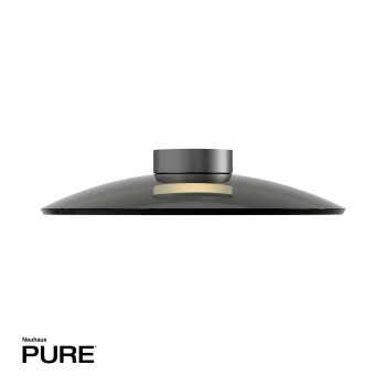 Plafoniera LED PURE MOON gri Zuma Line 6095-15, D50 cm, 19.5W