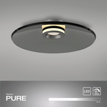 Plafoniera LED PURE MOON gri Zuma Line 6095-15, D50 cm, 19.5W