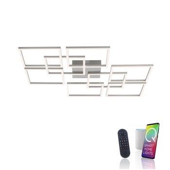 Plafoniera LED Q-INIGO otel Zuma Line 6015-55, 79.7x76.7 cm, 66W