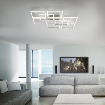 Plafoniera LED Q-INIGO otel Zuma Line 6015-55, 79.7x76.7 cm, 66W
