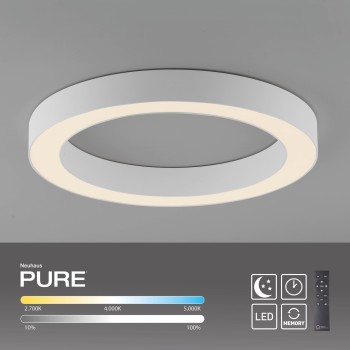 Plafoniera LED PURE LINES ROUND alb Zuma Line 6310-16, D35 cm, 21W