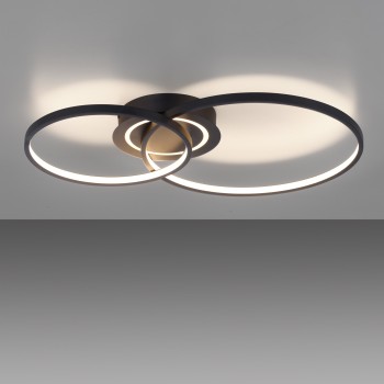 Plafoniera LED ASMINA negru Zuma Line 14540-18, 9x55 cm, 30W