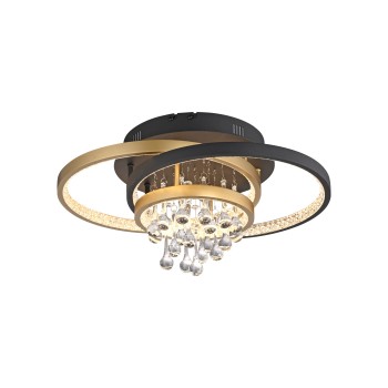 Plafoniera LED ROTAZO negru Zuma Line 6267-68, 45x33 cm, 37W