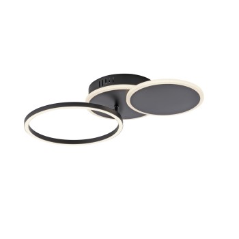 Plafoniera LED SEVENT negru Zuma Line 14116-18, 50x33.4 cm, 25.5W