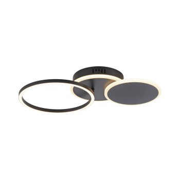 Plafoniera LED SEVENT negru Zuma Line 14116-18, 50x33.4 cm, 25.5W