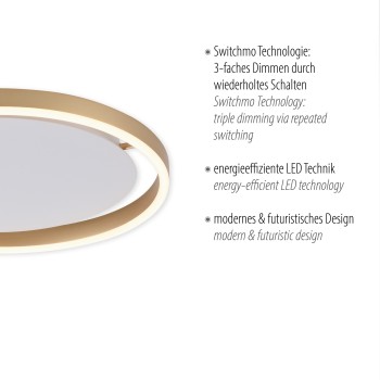 Plafoniera LED RITUS alama mata Zuma Line 15391-60, D39.3 cm, 20W