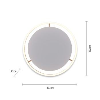 Plafoniera LED RITUS alama mata Zuma Line 15391-60, D39.3 cm, 20W