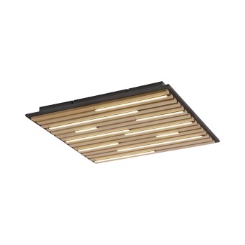 Plafoniera LED Q-AKUSTIK lemn Zuma Line 6423-79, D62 cm, 35W