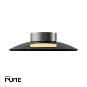 Plafoniera LED PURE MOON gri Zuma Line 6094-15, D32 cm, 13.4W
