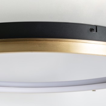 Plafoniera LED TURKAN auriu Zuma Line 250088L-BS, D63.5 cm, 40W