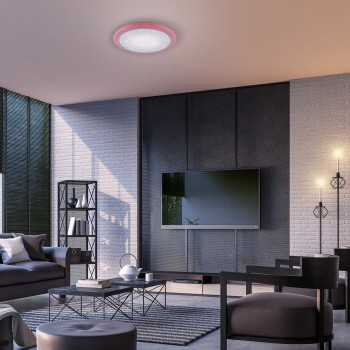 Plafoniera LED LUISA alb Zuma Line 15230-16, D60 cm, 42W, RGB