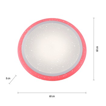 Plafoniera LED LUISA alb Zuma Line 15230-16, D60 cm, 42W, RGB