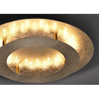 Plafoniera LED NEVIS auriu Zuma Line 9620-12, D40 cm, 20W