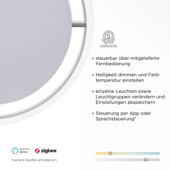 Plafoniera LED Q-VITO otel Zuma Line 8414-55, D40 cm, 33W