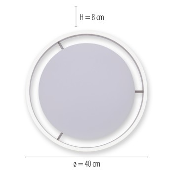 Plafoniera LED Q-VITO otel Zuma Line 8414-55, D40 cm, 33W