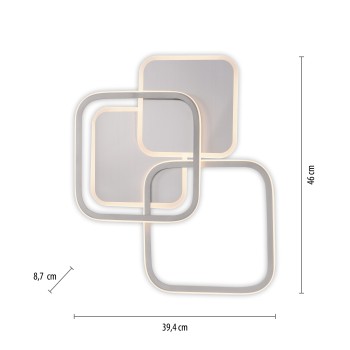 Plafoniera LED SEVENT otel Zuma Line 14117-55, 46x39.4 cm, 36W