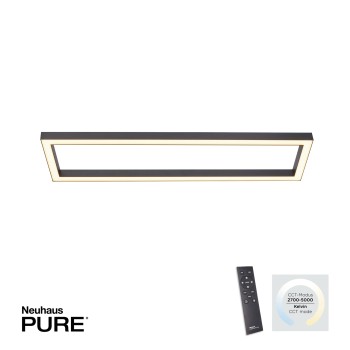 Plafoniera LED PURE-LINES antracit Zuma Line 6023-13, 110x30 cm, 42W