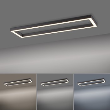Plafoniera LED PURE-LINES antracit Zuma Line 6023-13, 110x30 cm, 42W
