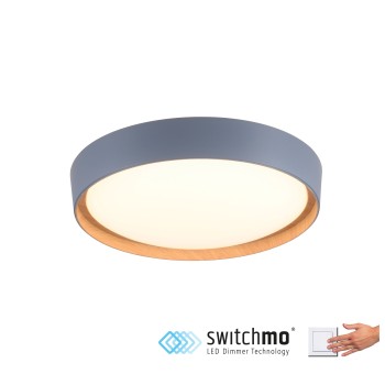 Plafoniera LED EMILIA gri Zuma Line 14347-15, 10x40 cm, 32W